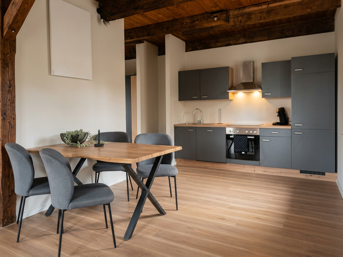 Schmiedehäuschen Esszimmer küche